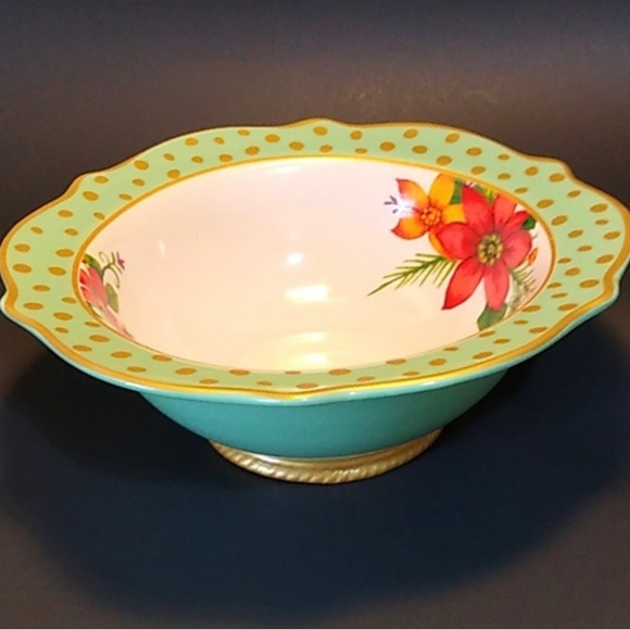 🌺 EUC The Pioneer Woman Christmas / Holiday Charm 8” Vegetable Bowl, Qty 1 - Picture 6 of 8